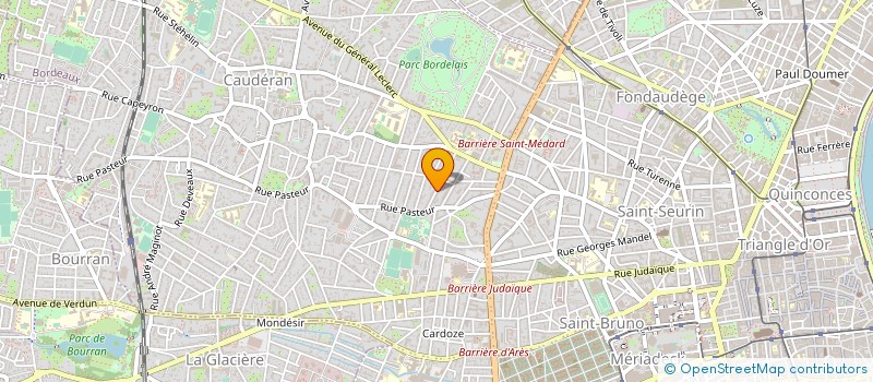 localisation de l'entreprise MONSIEUR BERNARD JARRIL à BORDEAUX