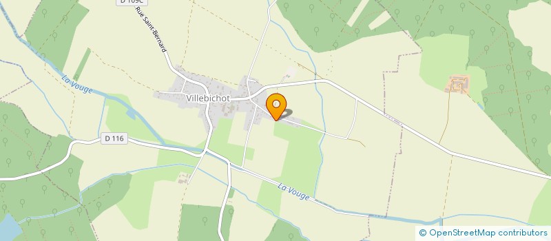 localisation de l'entreprise MONSIEUR BERNARD JARROT  VILLEBICHOT