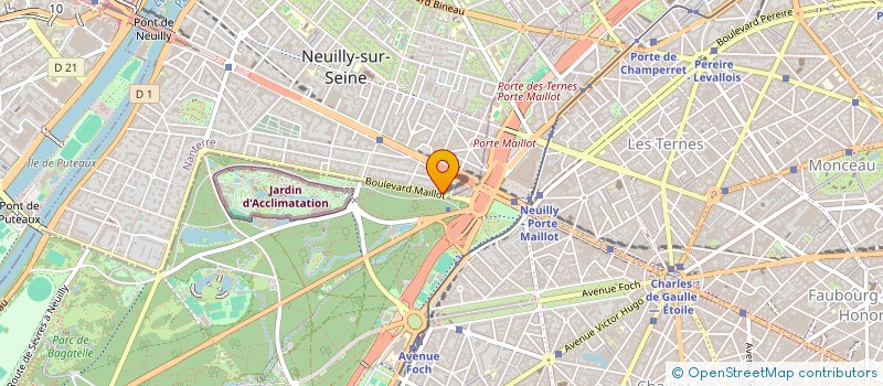 localisation de l'entreprise MONSIEUR BERNARD JAUDEAU à NEUILLY-SUR-SEINE