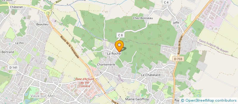 localisation de l'entreprise MONSIEUR BERNARD JAUFFROY à ROYAN