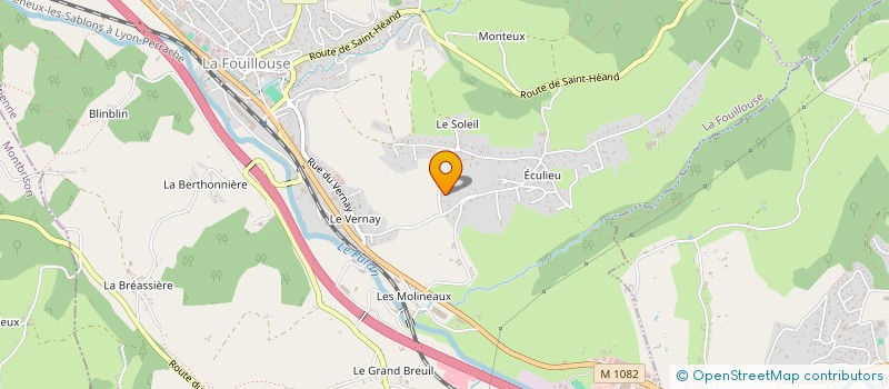 localisation de l'entreprise MONSIEUR BERNARD JAY  LA FOUILLOUSE