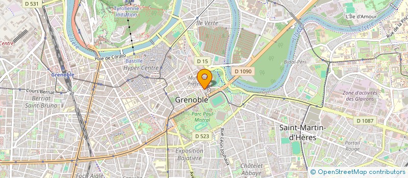 localisation de l'entreprise MONSIEUR BERNARD JAY  GRENOBLE