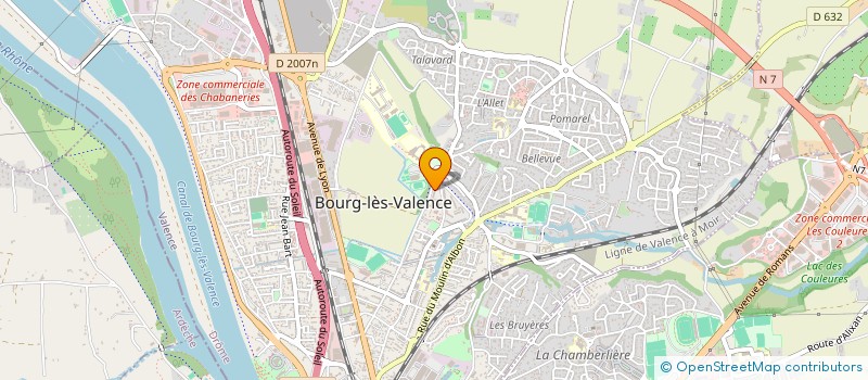 localisation de l'entreprise MONSIEUR BERNARD JEAN LOUIS AUDRA  BOURG-LES-VALENCE