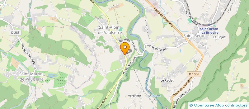 localisation de l'entreprise MONSIEUR BERNARD JEAN MARCHAND  SAINT-ALBIN-DE-VAULSERRE