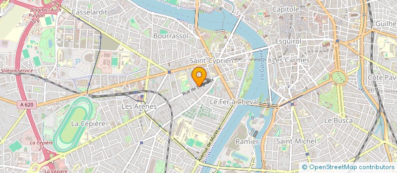 localisation de l'entreprise MONSIEUR BERNARD JEANNIN à TOULOUSE