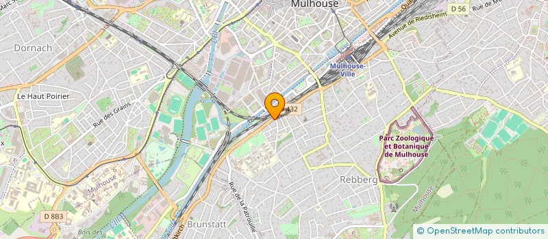localisation de l'entreprise MONSIEUR BERNARD JEANNOT LAMALLE GAUTHE  MULHOUSE