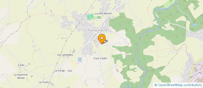 localisation de l'entreprise MONSIEUR BERNARD JEGO  PLAINE-HAUTE