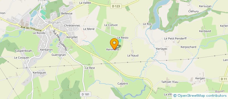 localisation de l'entreprise MONSIEUR BERNARD JEGOREL à BIGNAN