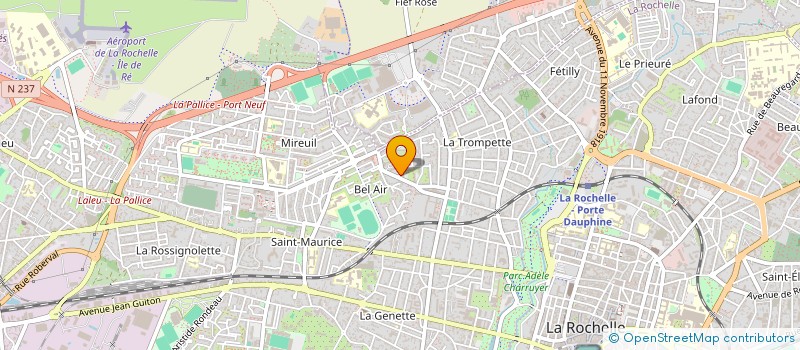 localisation de l'entreprise MONSIEUR BERNARD JOBARD  LA ROCHELLE