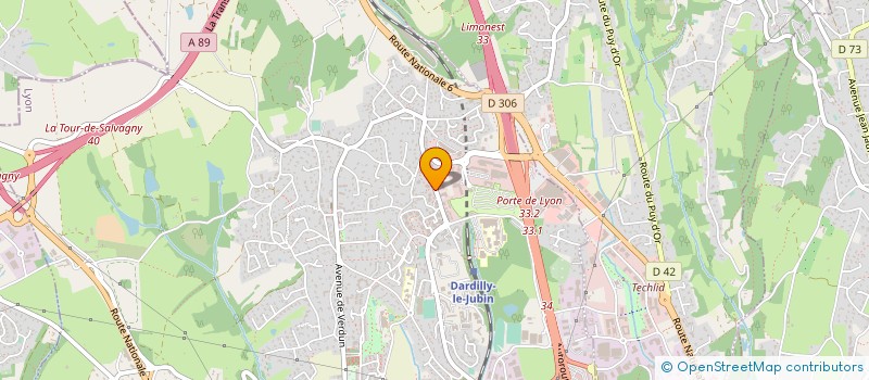 localisation de l'entreprise MONSIEUR BERNARD JOFFRAUD  DARDILLY