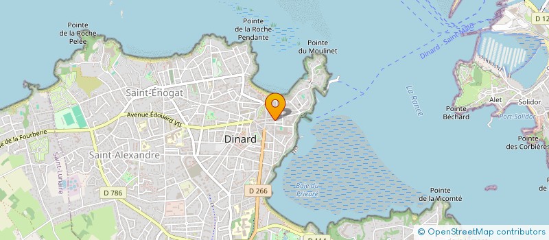 localisation de l'entreprise MONSIEUR BERNARD JOISSAINS  DINARD