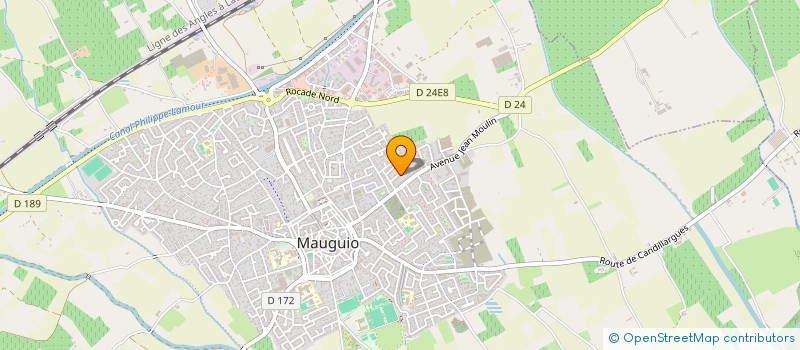 localisation de l'entreprise MONSIEUR BERNARD JOLIVET  MAUGUIO