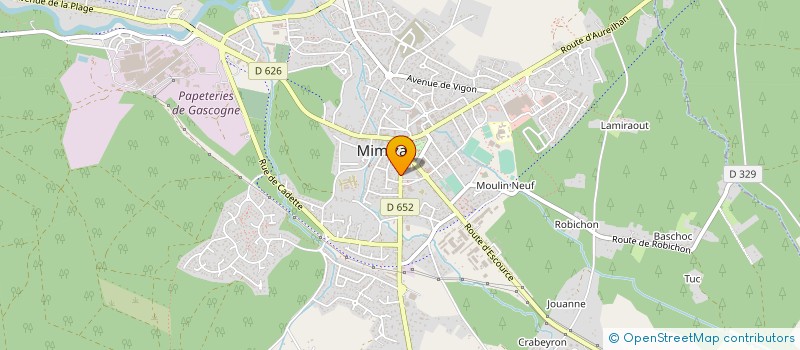 localisation de l'entreprise MONSIEUR BERNARD JONCOUR  MIMIZAN