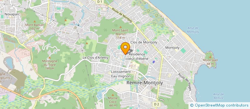 localisation de l'entreprise MONSIEUR BERNARD JOSEPH-REINETTE à REMIRE-MONTJOLY