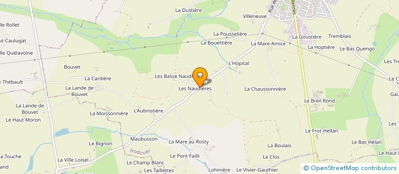 localisation de l'entreprise MONSIEUR BERNARD JOSSELIN  IRODOUER