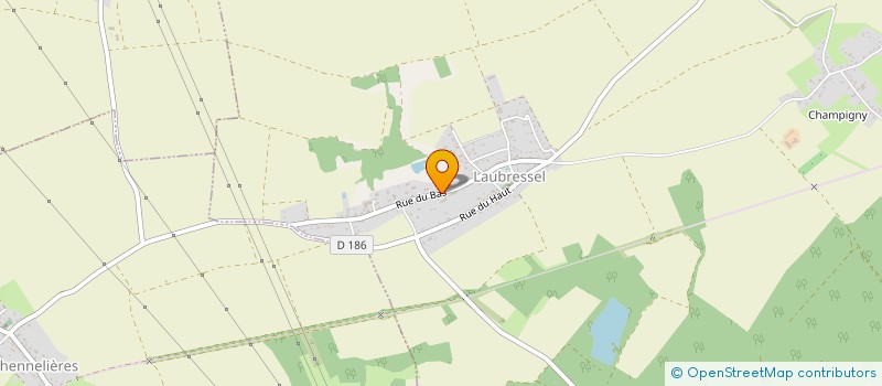 localisation de l'entreprise MONSIEUR BERNARD JOUAN  LAUBRESSEL