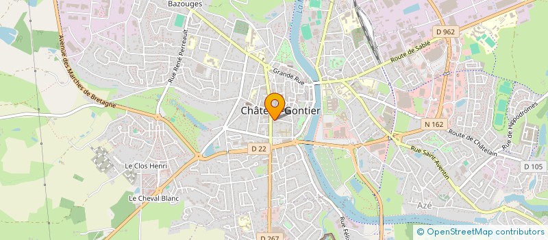 localisation de l'entreprise MONSIEUR BERNARD JOUBAIRE à CHATEAU-GONTIER-SUR-MAYENNE