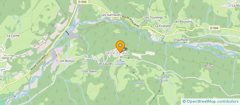 localisation de l'entreprise MONSIEUR BERNARD JOUBERT  ORCIERES