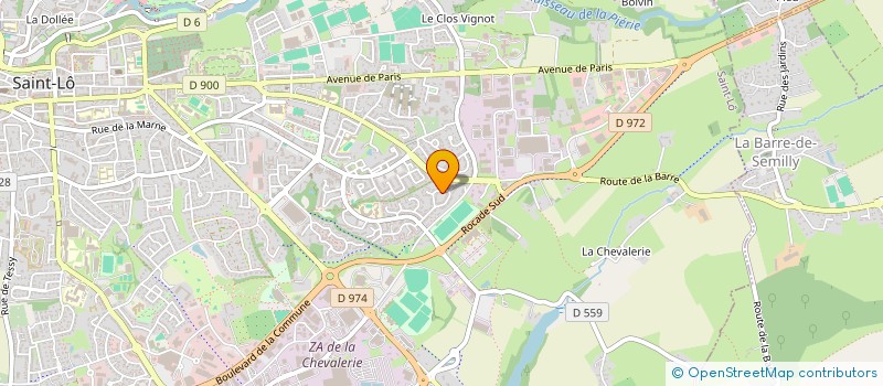 localisation de l'entreprise MONSIEUR BERNARD JOUENNE  SAINT-LO