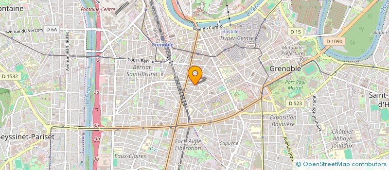 localisation de l'entreprise MONSIEUR BERNARD JOURDA  GRENOBLE