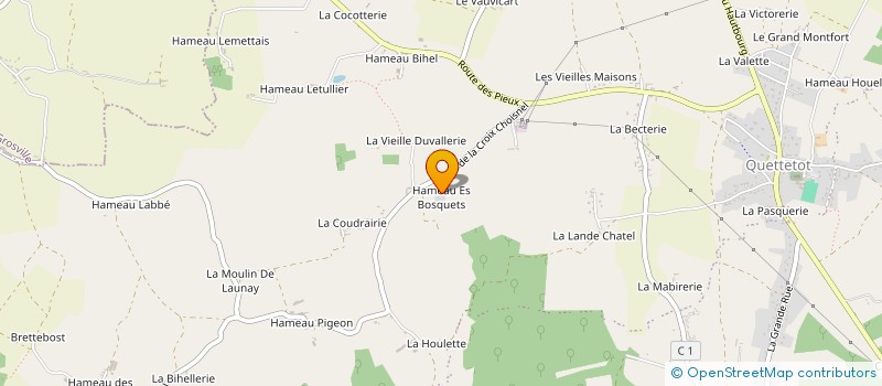 localisation de l'entreprise MONSIEUR BERNARD JOURDAN  BREUVILLE