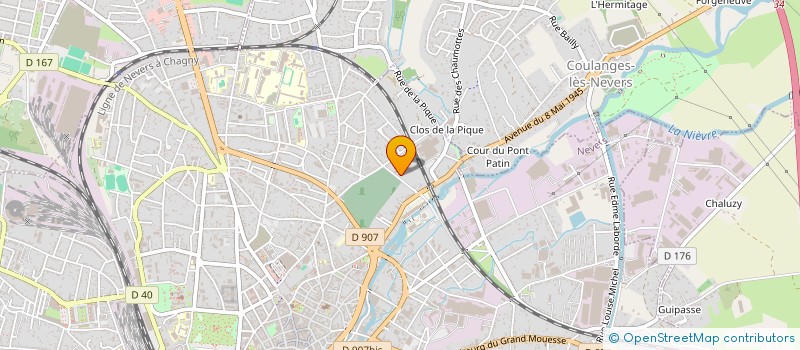 localisation de l'entreprise MONSIEUR BERNARD JOURDAN à NEVERS