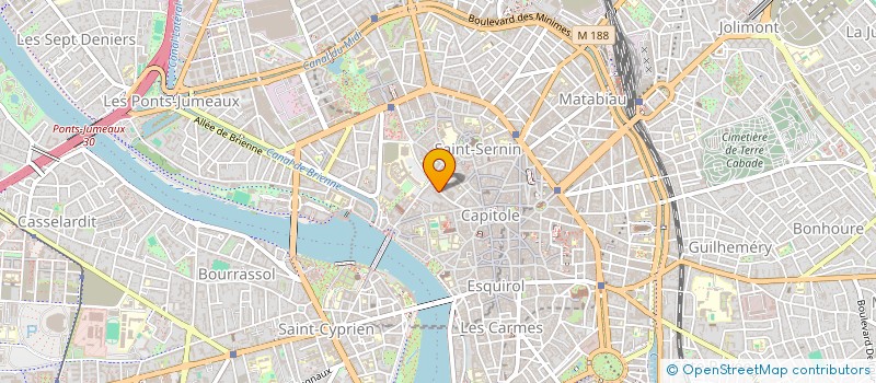 localisation de l'entreprise MONSIEUR BERNARD JOYEUX  TOULOUSE