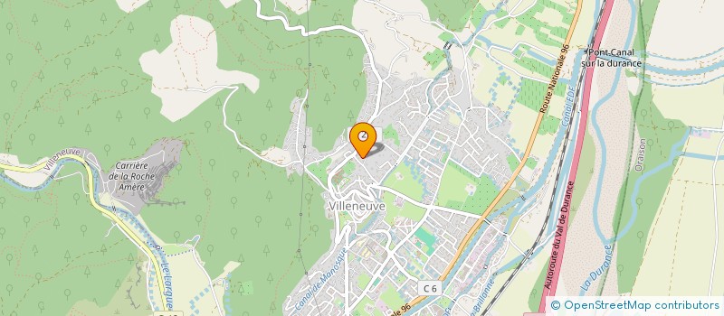 localisation de l'entreprise MONSIEUR BERNARD JUENIN  VILLENEUVE