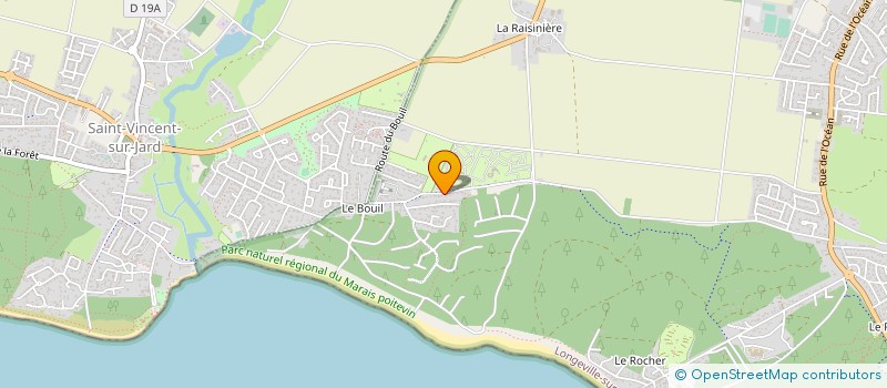 localisation de l'entreprise MONSIEUR BERNARD JUIGNET à LONGEVILLE-SUR-MER