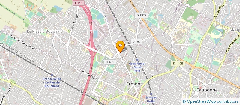 localisation de l'entreprise MONSIEUR BERNARD JUILLARD  ERMONT