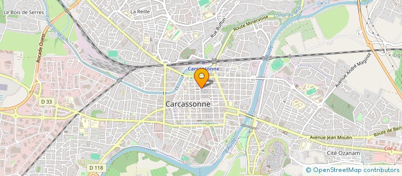 localisation de l'entreprise MONSIEUR BERNARD JUILLIEN à CARCASSONNE