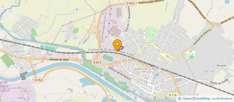 localisation de l'entreprise MONSIEUR BERNARD JULIEN  SAINT PAUL D'ESPIS