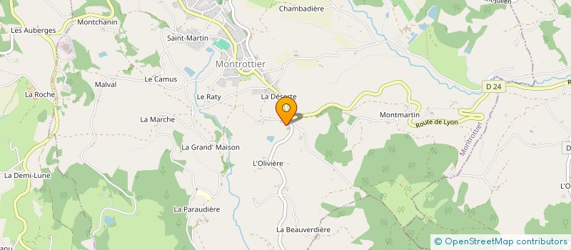 localisation de l'entreprise MONSIEUR BERNARD JUNET à MONTROTTIER