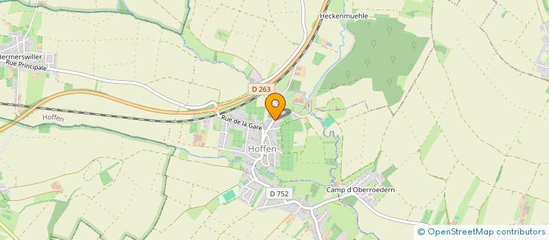 localisation de l'entreprise MONSIEUR BERNARD JUNG  HOFFEN