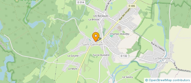 localisation de l'entreprise MONSIEUR BERNARD KALBE  MAGNY-DANIGON