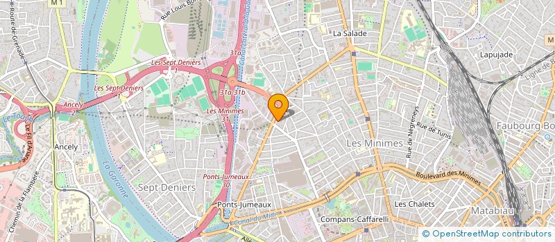 localisation de l'entreprise MONSIEUR BERNARD KAMEL  TOULOUSE