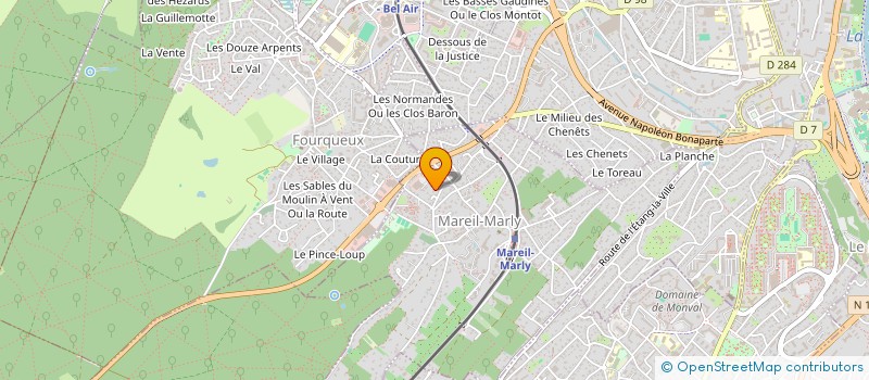 localisation de l'entreprise MONSIEUR BERNARD KAMINKER  MAREIL-MARLY