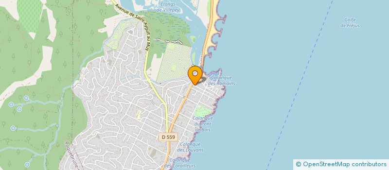 localisation de l'entreprise MONSIEUR BERNARD KAROUBI  SAINT-RAPHAEL