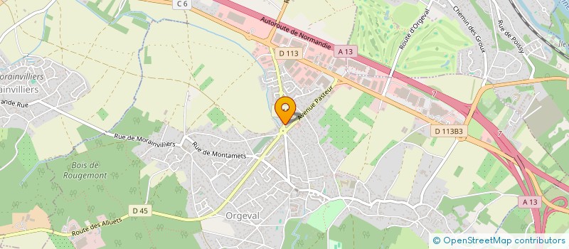 localisation de l'entreprise MONSIEUR BERNARD KAUFMANN à ORGEVAL