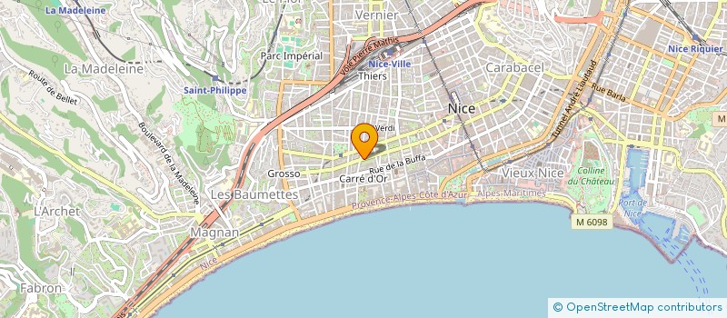 localisation de l'entreprise MONSIEUR BERNARD KELLER  NICE
