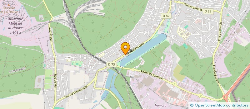 localisation de l'entreprise MONSIEUR BERNARD KELLER  CREUTZWALD