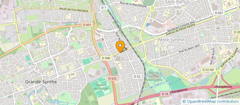 localisation de l'entreprise MONSIEUR BERNARD KIECKEN à DUNKERQUE