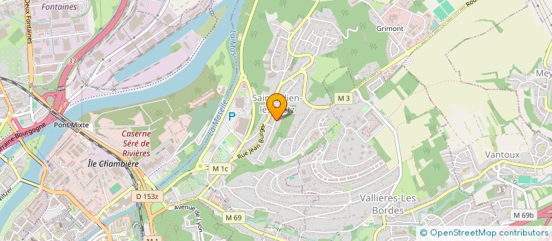 localisation de l'entreprise MONSIEUR BERNARD KIEFER  SAINT-JULIEN-LES-METZ