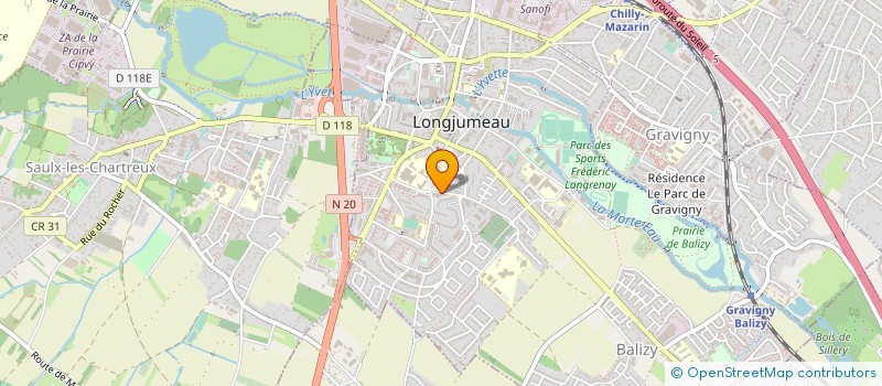 localisation de l'entreprise MONSIEUR BERNARD KITTAYASO à LONGJUMEAU