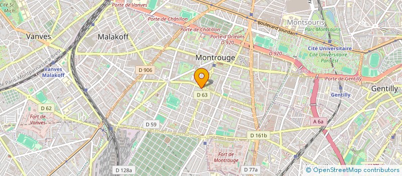 localisation de l'entreprise MONSIEUR BERNARD KOHANE à MONTROUGE