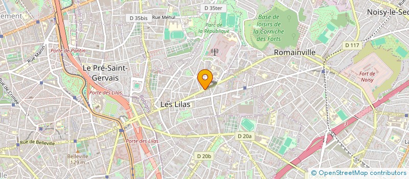 localisation de l'entreprise MONSIEUR BERNARD KOKOLO à LES LILAS