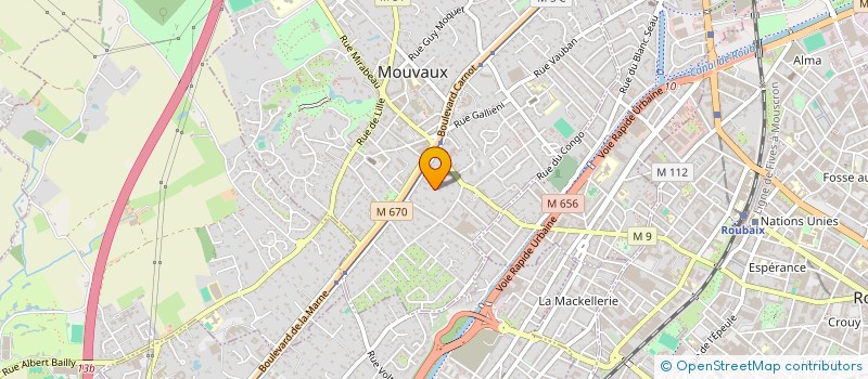 localisation de l'entreprise MONSIEUR BERNARD KOWALCZUK à MOUVAUX