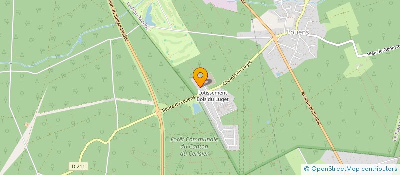 localisation de l'entreprise MONSIEUR BERNARD KREBS  LE PIAN-MEDOC