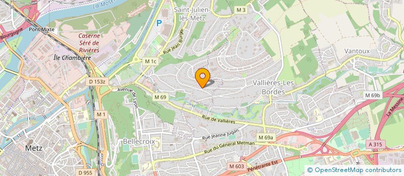 localisation de l'entreprise MONSIEUR BERNARD KREICHER à SAINT-JULIEN-LES-METZ
