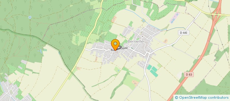 localisation de l'entreprise MONSIEUR BERNARD KRUST  BERRWILLER